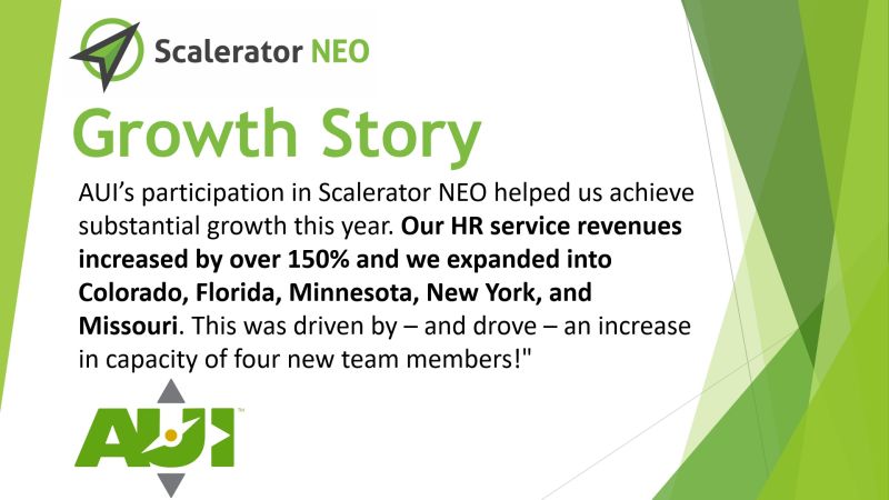 BDMorganFdn's tweet photo. Another @ScaleratorNEO alum thriving! #NEOeship #ScaleUp @AUIinfo https://t.co/ELzOJ2Y0pq