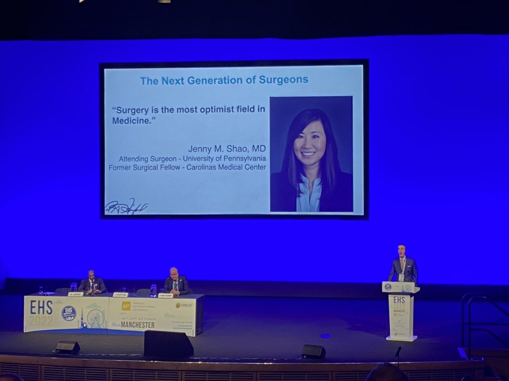 Eva deerenberg (@deerenbergeva) on Twitter photo The Toddfather <a href="/THeniford/">B Todd Heniford</a> honoring the next generation surgeons by quoting *allstar* <a href="/jennyshaomd/">Jenny Shao, MD, FACS (she/her)</a> The Toddfather <a href="/THeniford/">B Todd Heniford</a> honoring the next generation surgeons by quoting *allstar* <a href="/jennyshaomd/">Jenny Shao, MD, FACS (she/her)</a>