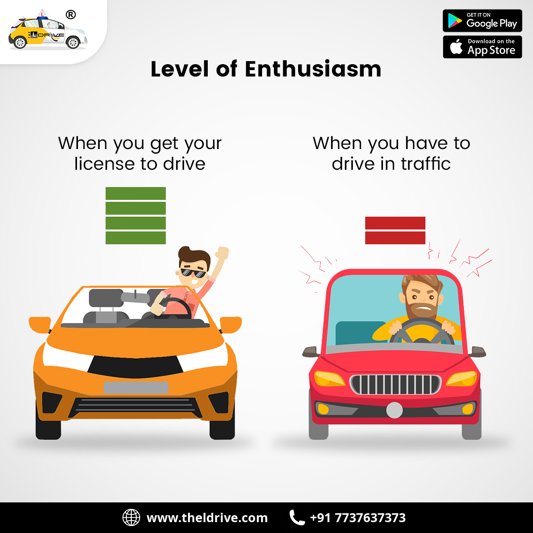 theldrive's tweet photo. Reality of driving starts when you have to drive every day on a jam-packed road.

#theldrive #drivingschoolsinhyderabad #drivinginstructor #drivingteacher #Hyderabad #RTOoffice #RTOServices #RTAservices #drivinginstructor #learners #outstationcabs
#safety #driving #slowdown https://t.co/nEXTp7YiRb