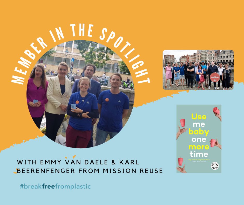 Check out our latest Member in the Spotlight! <a href="/MissionReuse/">Mission Reuse</a> powers the switch from disposables to reuse 💥 They test reusable concepts in real settings with real people to understand how reuse can be scaled up ☝🏼

Find out more about their work 👉🏾breakfreefromplastic.org/2022/10/18/mem… 👈🏾
