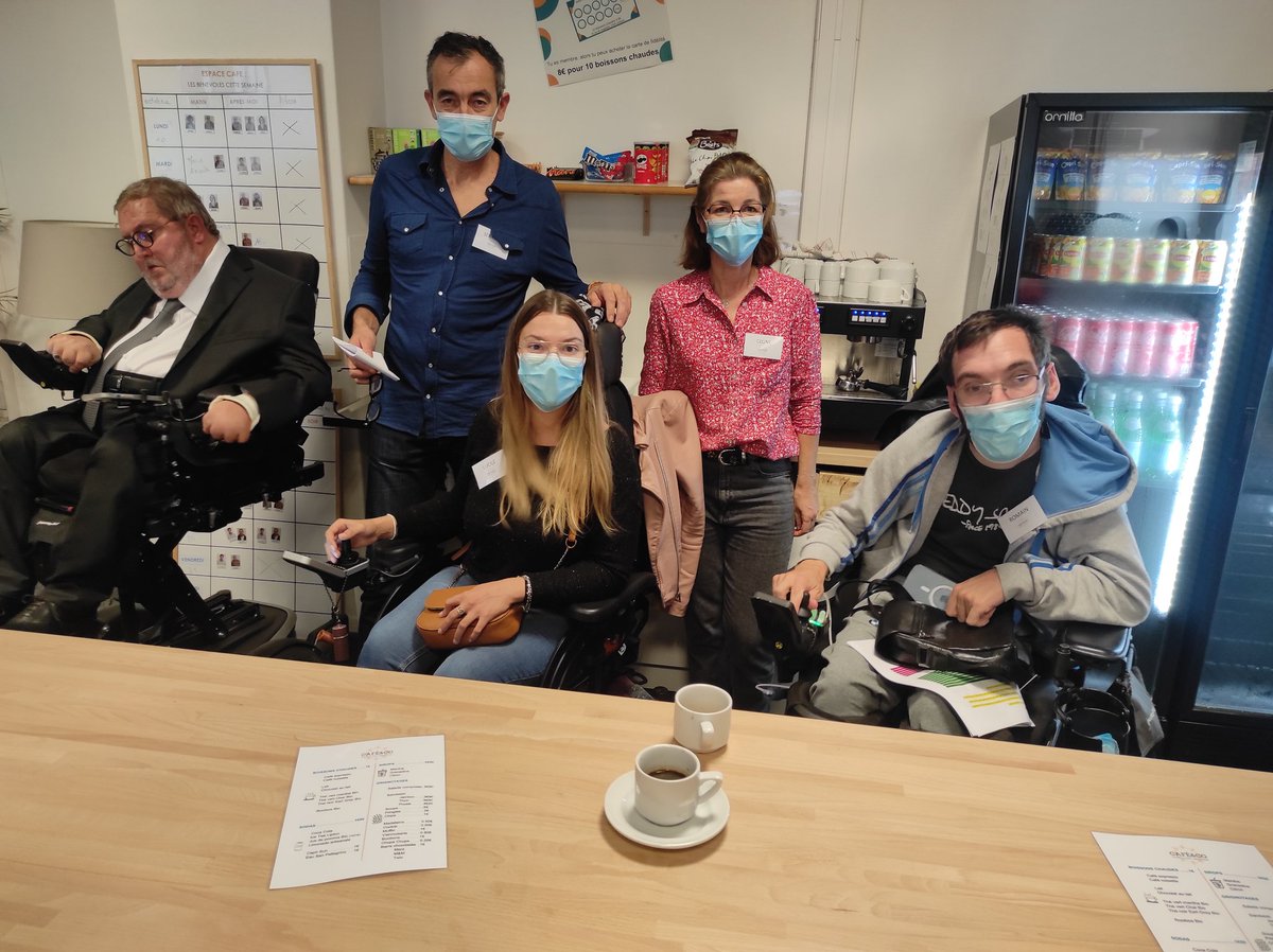 #Inauguration du Café &amp; co à #Toulouse. Ce tiers-lieu inclusif est porté et animé par des personnes en situation de handicap, tous bénévoles. Un café ouvert à tous disposant aussi d'un espace formations comme l'apprentissage du code la route ou la recherche d'emploi.

<a href="/ASEI_asso/">A.S.E.I</a>