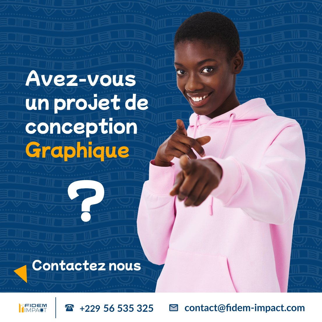 Fidem_Impact's tweet photo. 𝐅𝐝𝐞𝐦 𝐈𝐦𝐩𝐚𝐜𝐭 𝐒𝐞𝐫𝐯𝐢𝐜𝐞𝐬

A Fidem Impact, nous intervenons sur tous vos projets de conceptions graphiques. Autrement, nous assurons que vos supports de communication répondent au besoin du marché et qu'ils reflètent l'image de votre entreprise.

Contactez nous 😏 https://t.co/UY2DlykjwN
