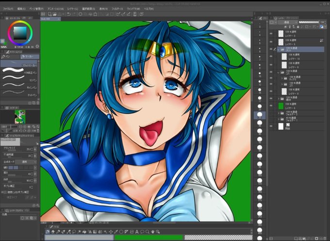 ライブでここまで進みました #今日のライブ進捗 #Skeb https://t.co/qpk28S40YI 