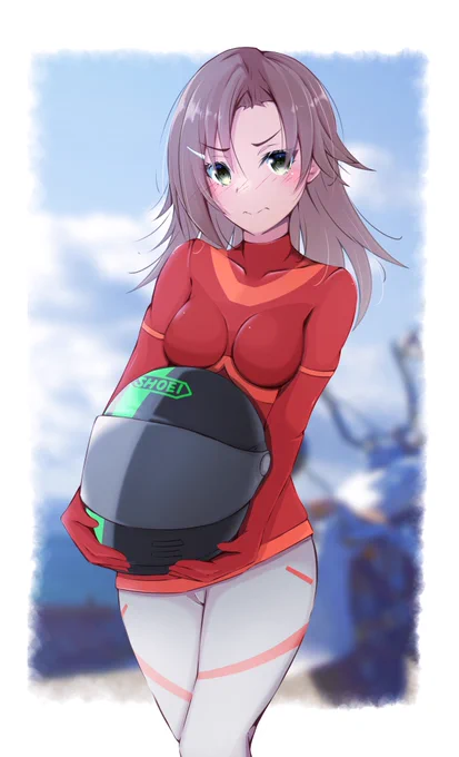 リクエストより、三好夏凛ちゃん4年後ライダースーツモード 
