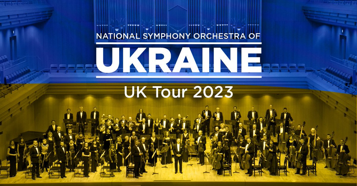 AnvilArts's tweet photo. New on sale!
We're delighted to welcome the National Symphony Orchestra of Ukraine #NSOU here next year as part of its first UK tour in 22 years!
π
The Anvil / Sat 21 Oct 2023 https://t.co/8CMZyBkygY
#ClassicalMusic #Basingstoke https://t.co/sx8zlBYr4c