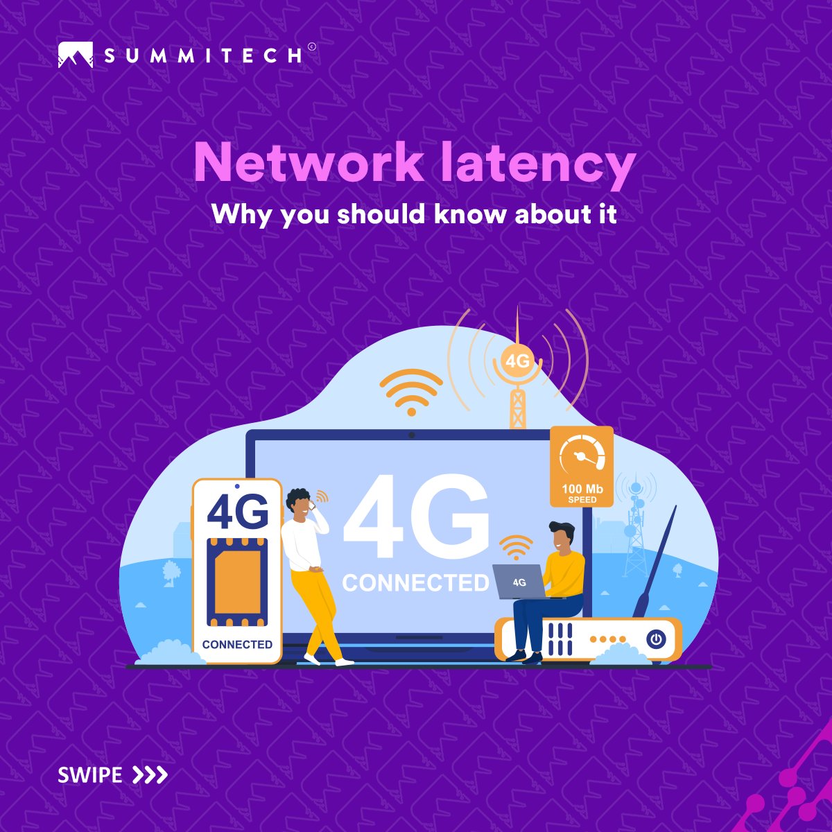 SummitechIO's tweet photo. The internet is a vital part of this digital age, and good Internet makes a huge difference. This is why understanding network latency is of great use.
#networklatency #latency #internet #network #itsupport #summitech https://t.co/dXUeMJO6mH