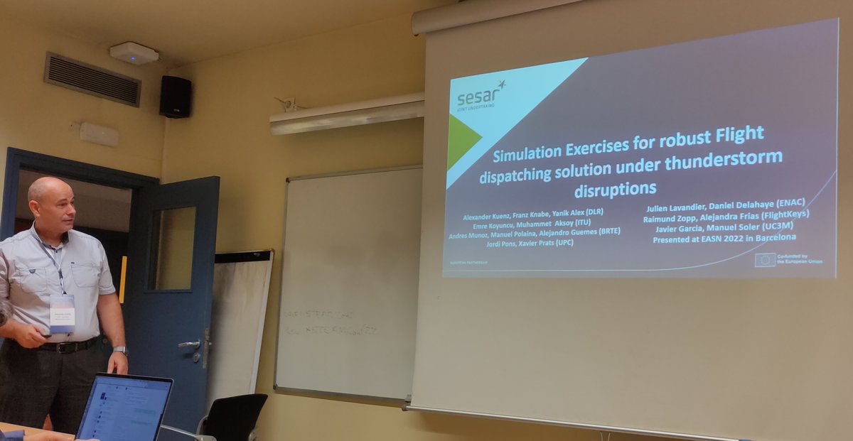 START_ATM's tweet image. #START is at the @EASN_Conference in Barcelona. We just had our first four interventions, offering interesting findings about this @SESAR_JU research project. 

👏Thanks to all the participants, we are ready for the next talks!🔜

#trajectories #flightplan #airspace #ATM