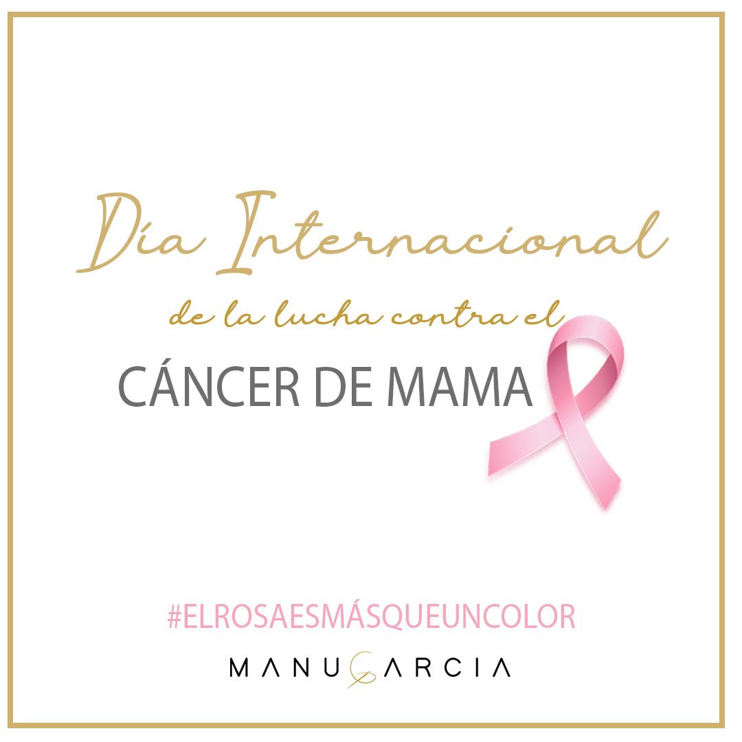 Nos unimos al #DíaInternacionalContraElCáncerDeMama 

💗 Por todas las que están luchando.

💗 Por todas las que lo han superado.

💗 Por todas las que han luchado y desgraciadamente ya no están.

#ElRosaEsMásQueUnColor