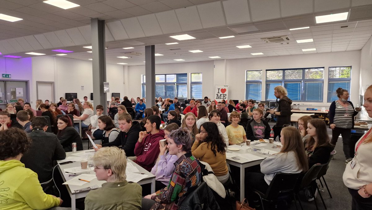 LisaHumphries2's tweet photo. Today is a massive day for CCG. Today we bring together 120 student leaders that represent our 7 Student Unions from our 7 Colleges. Student voice has never been more important and it is stronger than ever for us. Excited to work with these amazing students to make a difference https://t.co/5081y5mWGm