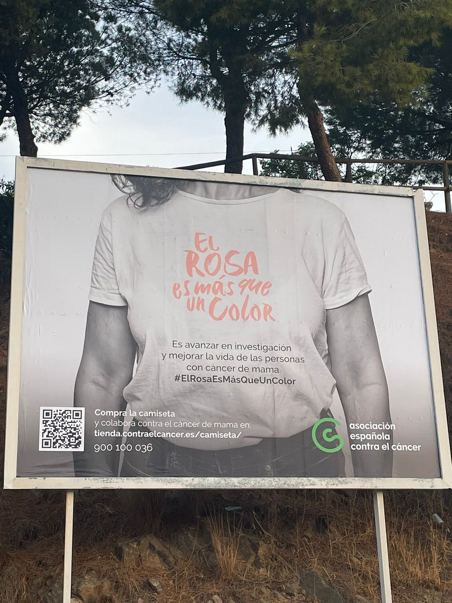 Bien grande y bien alto.
#ElRosaEsMásQueUnColor
<a href="/ContraCancerEs/">Asociación Española Contra el Cáncer</a>