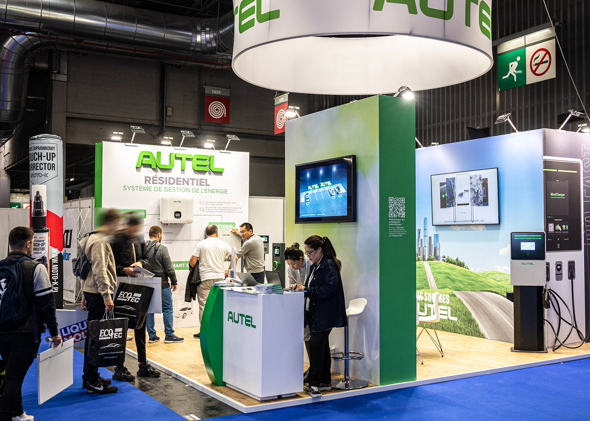 AutelEvcharger's tweet photo. Autel Event | Autel at EQUIPAUTO, Paris
Have a look at what we bring here for MaxiCharger Series in Paris, France.
⚡️Our new energy-related products will be exhibited in Hall 1 Stand S110.
#autel #ev #evnews #dccharger #fastcharging #maxicharger #equipauto #newenergy #equipauto https://t.co/MQUpVmFqoB