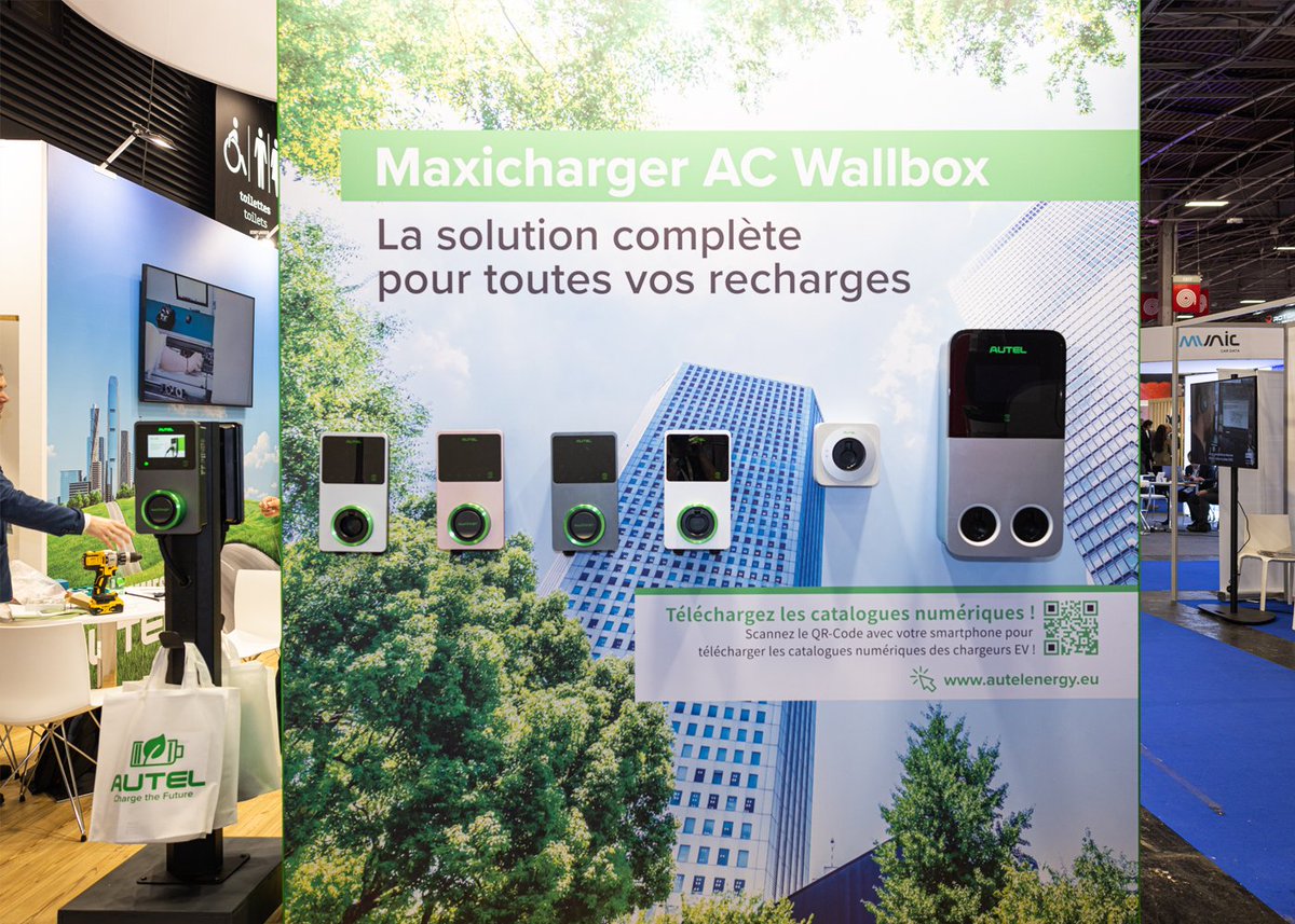 AutelEvcharger's tweet photo. Autel Event | Autel at EQUIPAUTO, Paris
Have a look at what we bring here for MaxiCharger Series in Paris, France.
⚡️Our new energy-related products will be exhibited in Hall 1 Stand S110.
#autel #ev #evnews #dccharger #fastcharging #maxicharger #equipauto #newenergy #equipauto https://t.co/MQUpVmFqoB