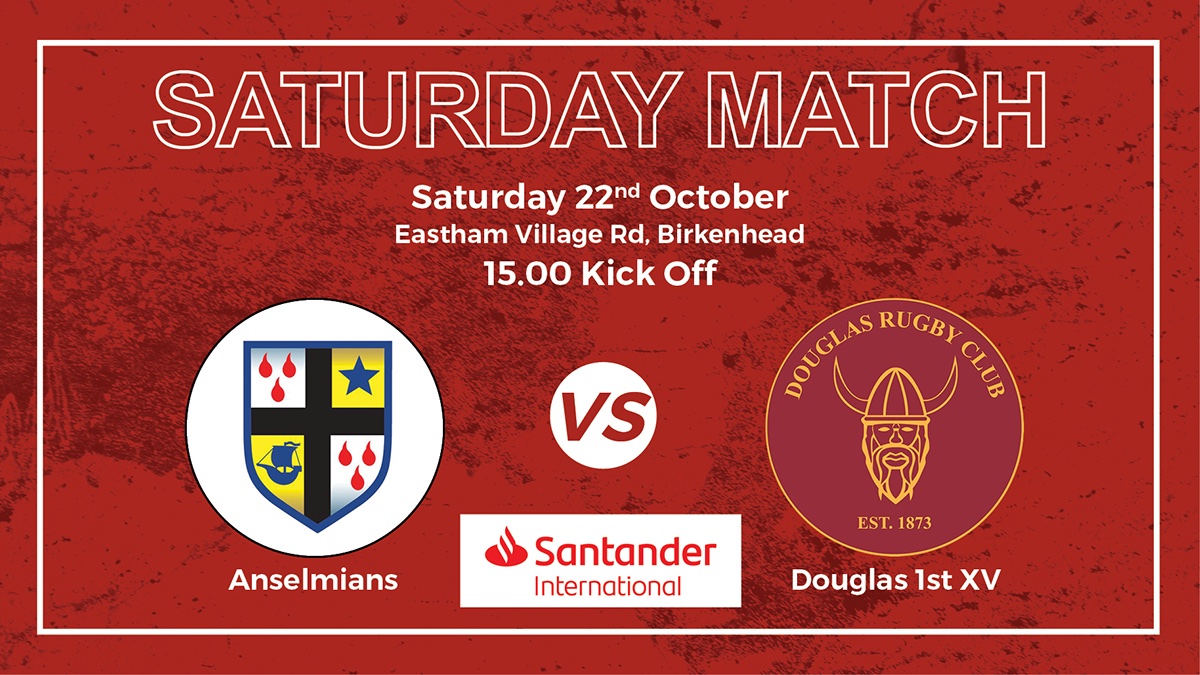Douglas RUFC (@douglasrufc) on Twitter photo Match Day 7
Douglas 1st XV travel to league leaders <a href="/Anselmians/">Anselmians RUFC</a> this weekend on the back of a moral boosting home win last weekend ๐๐ฎ๐ฒ
Kick Off - 15.00
Squad details later this week after Thursday training.
#douglasrufc #rugby #manxrugby #rugbyclub #IsleofManSport #rugbyfamily Match Day 7
Douglas 1st XV travel to league leaders <a href="/Anselmians/">Anselmians RUFC</a> this weekend on the back of a moral boosting home win last weekend ๐๐ฎ๐ฒ
Kick Off - 15.00
Squad details later this week after Thursday training.
#douglasrufc #rugby #manxrugby #rugbyclub #IsleofManSport #rugbyfamily