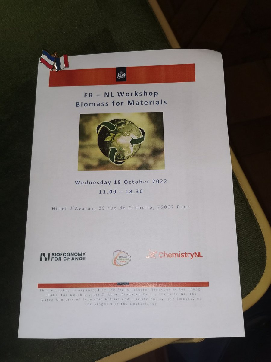 ChimieVegetal's tweet photo. On y est ! Et plusieurs membres également
FR-NL workshop biomass for materials https://t.co/r8skmbgTBe