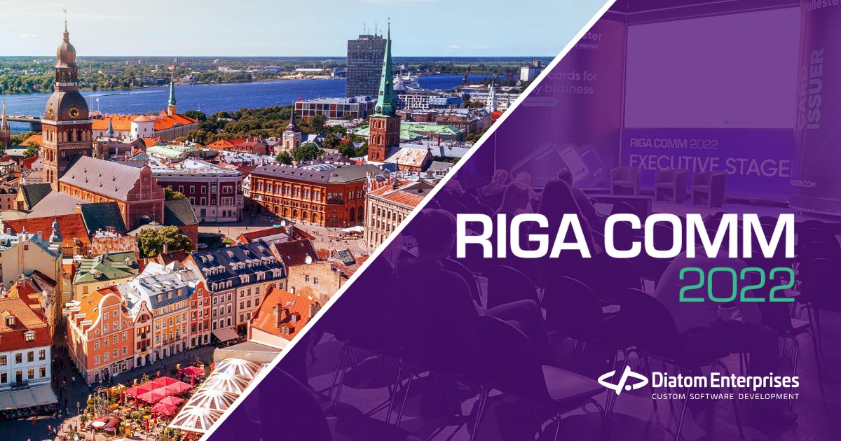 diatoment's tweet photo. Check out our new article for a summary of the latest RIGA COMM!

⚡️ A Throwback to RIGA COMM 2022 with Diatom Enterprises 

The Diatom team had a blast attending one of this year's biggest tech events! 🔥

https://t.co/QashrFzqXe

#customsoftwaredevelopment #rigacomm #rigacomm22 https://t.co/B7PIE0YfOM
