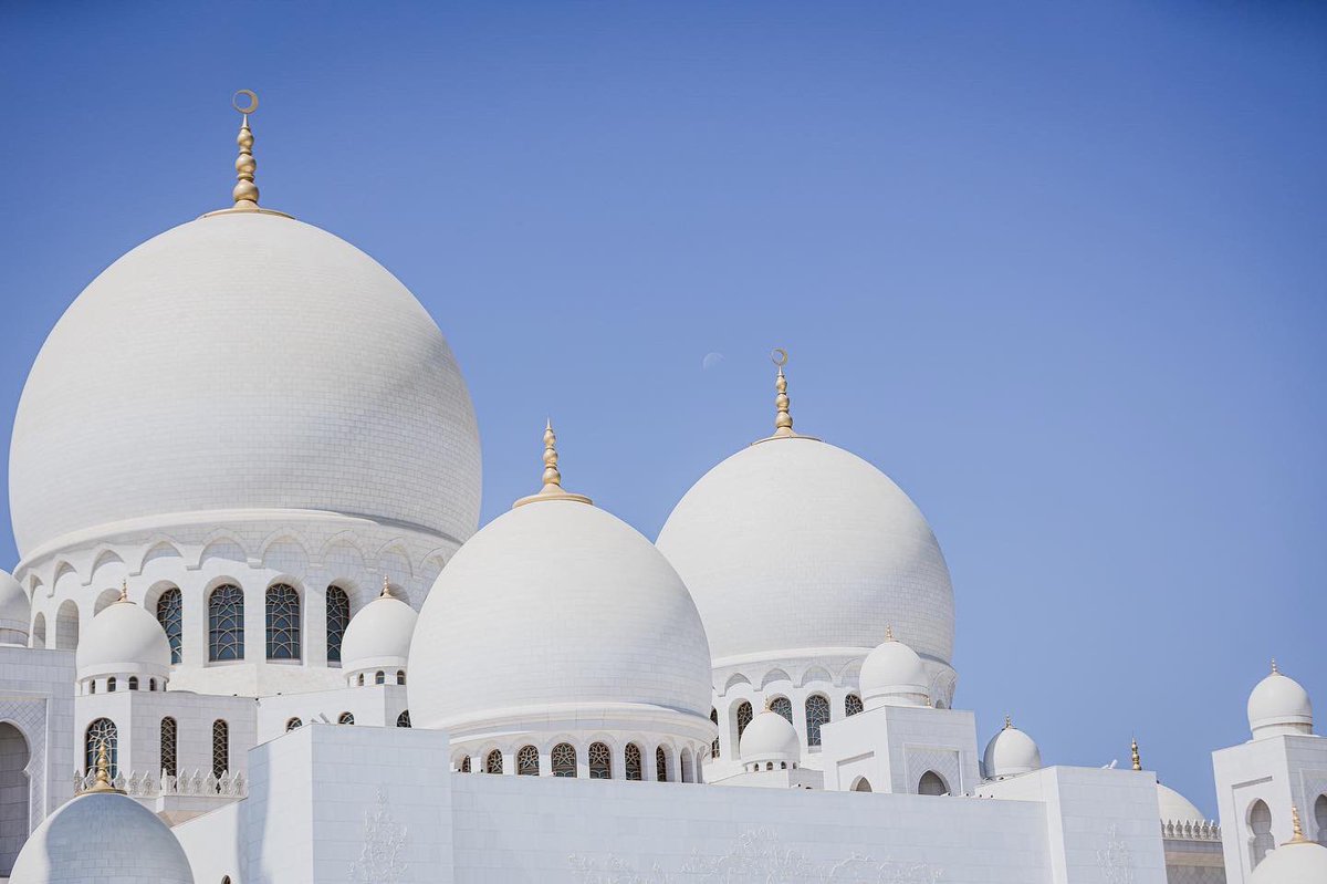 antplmr's tweet photo. Wow!!!! 
The Grand Mosque, constructed between 1994 and 2007. 
The building complex measures 290 by 420m, covering an area of more than 12 hectares. 
The mosque has a capacity for 41,000 worshipers, and is the final resting place of the founder of the UAE, Sheikh Zayed https://t.co/Gp9jW0oyRZ