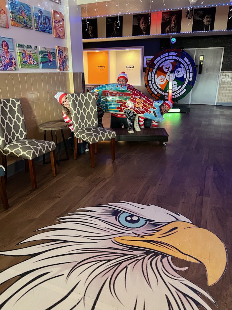 Where’s Waldo?  Admin team dressed up for Twin Day for <a href="/OfficialSHSPack/">Official SHS Packers</a> Homecoming spirit week. #kidsdeserveit <a href="/WSESSmithfield/">Westside Elementary</a> <a href="/IWCSchools/">Isle of Wight County Schools</a>