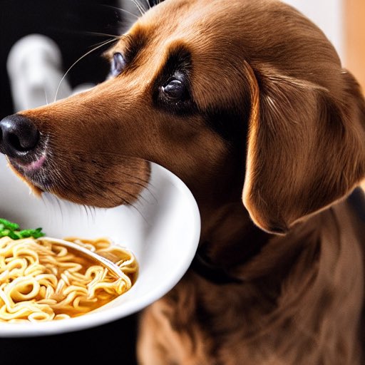 犬vsラーメン画像を今日も作り続ける 