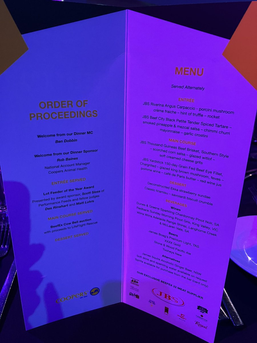 <a href="/AustFeedlots/">Australian Lot Feeders’ Association (ALFA)</a> how good is this #beefex22