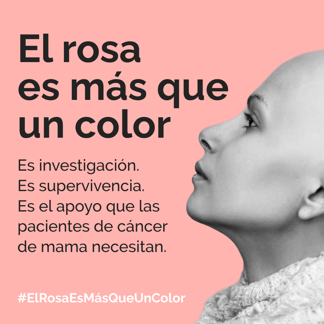 #ElRosaEsMasQueUnColor, más que un lazo o más que un día

♀️Detrás hay muchas mujeres y familias que a diario hacen frente al #CancerDeMama
🔬hay investigación para ofrecer futuro
🏥hay esfuerzo y compromiso de los profesionales sanitarios 

#DiaMundialDelCancerDeMama