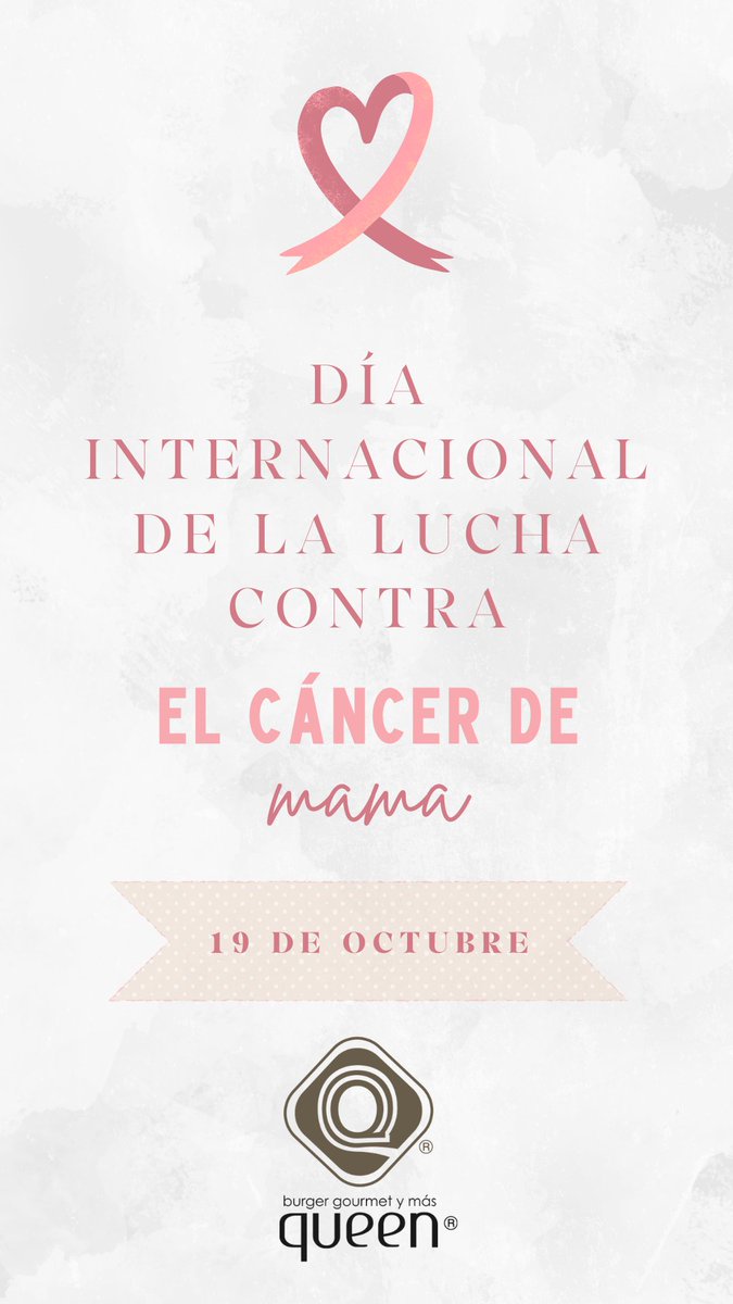 Queen con el #díainternacionaldelcancerdemama 
Estamos con vosotras💪❤️