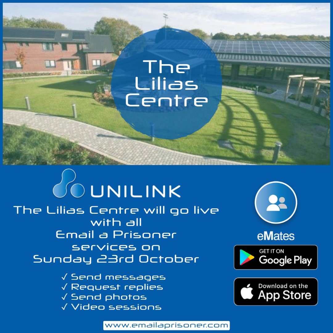 PrisonTechnolog's tweet photo. The @scottishprisons Lilias Centre will go live with all #emailaprisoner services including @Video_Sessions on 23rd Oct
https://t.co/ncUWwaiBjm
@FamiliesOutside https://t.co/WC7YnAp1zS