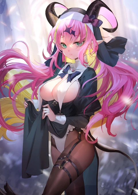 アロエ nun  #まのあろ絵 #魔の友 
