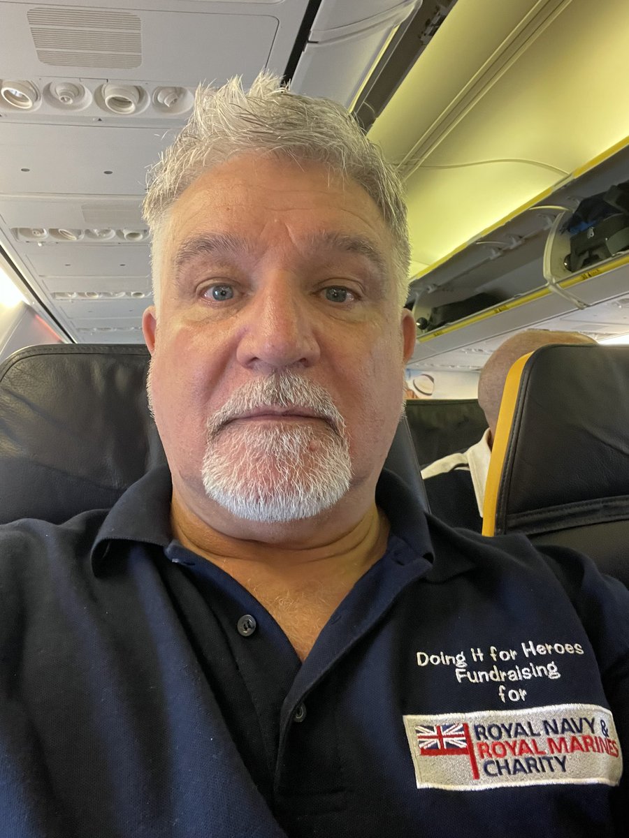 DIFH tour shirt back to 🇪🇸 <a href="/tuppence0705/">Penny Harris</a> <a href="/ONLYONEGIBBO/">ANDY GIBBS</a> <a href="/RNRMC/">Royal Navy & Royal Marines Charity</a> #SomeonesGotToDoIt 🤪👍🏼⚓️