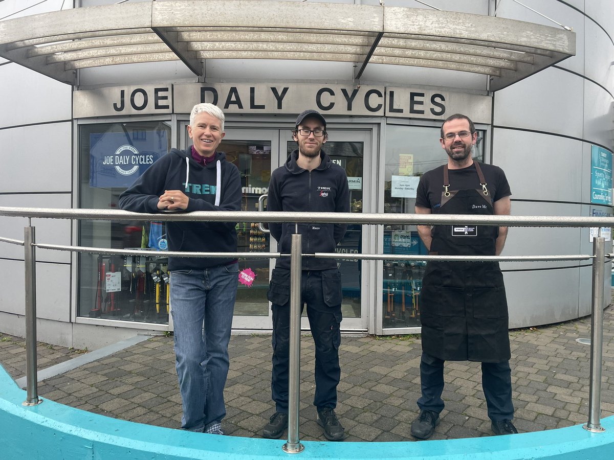 JoeDalyCycles's tweet image. Happy birthday to us - 71 today!!  A few changes over the years but we are hanging in there and looking good (if we say so ourselves 😉)

Celebrating with a good coffee and amazing chocolate brownies thanks to the fab Gen Sheridan :)