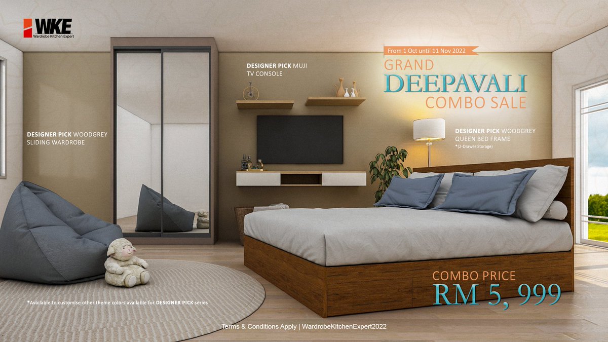 WardrobeKitchen's tweet photo. 𝗚𝗿𝗮𝗻𝗱 𝗗𝗲𝗲𝗽𝗮𝘃𝗮𝗹𝗶 𝗖𝗼𝗺𝗯𝗼 𝗦𝗮𝗹𝗲
Let the illuminating lights of your home brighten up your life with success, happiness and wealth this upcoming Deepavali! 🪔

Get Bestmas top 3 designer pick items to brighten your home for as little as 𝗥𝗠𝟱𝟵𝟵𝟵 😱😍💕 https://t.co/88o49G5ZN9