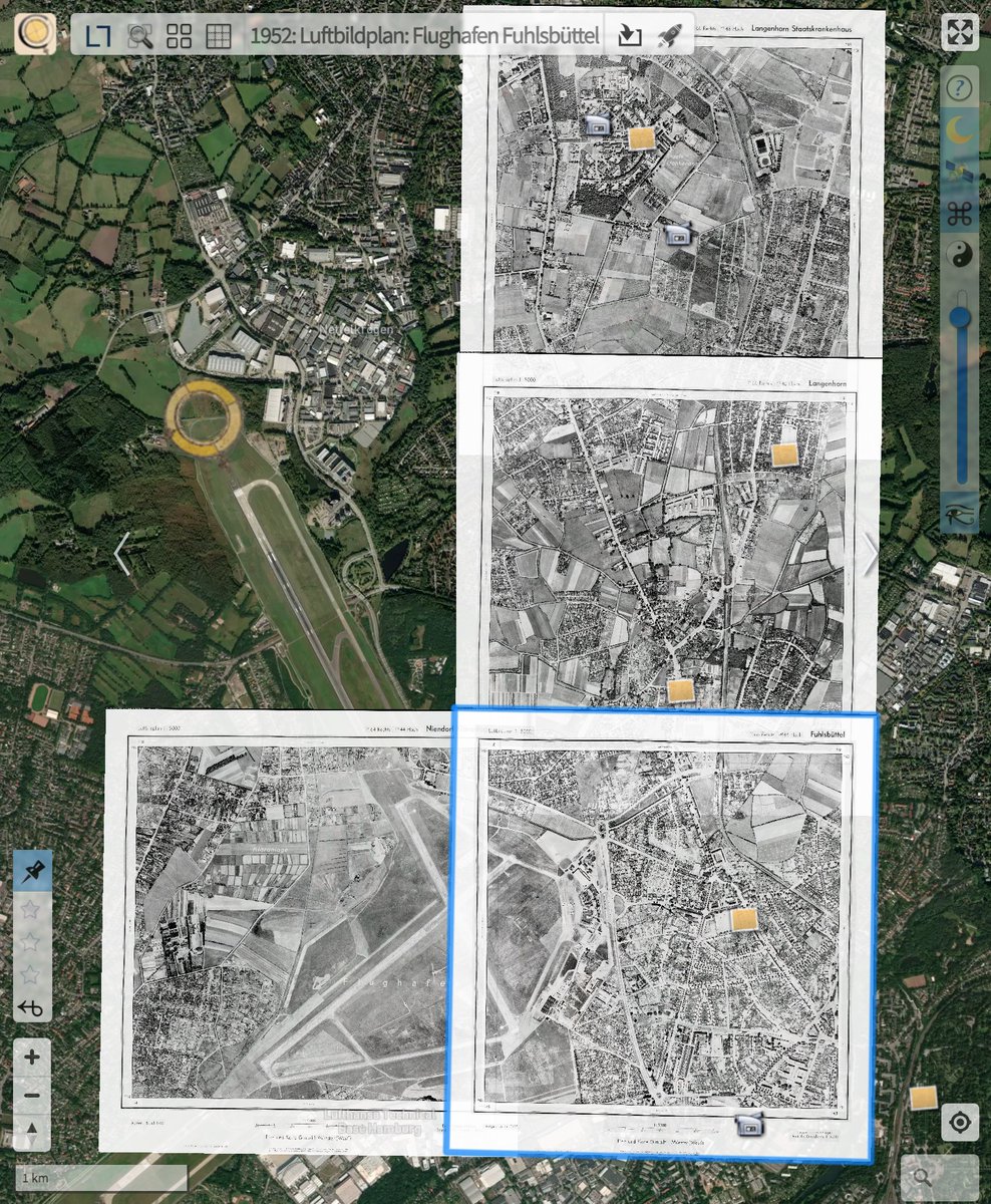 chronohh's tweet photo. Neue alte Luftbildpläne für den Flughafen Hamburg-#Fuhlsbüttel bis hinauf nach Langenhorn.
https://t.co/f0eyL1fBDI
#ChronoNews @MedhistMuseumHH @BKHS_Stiftung #openGLAM #crossGLAM #ZugangGestalten #ZugangGestalten22 #chronoMedia /via @leicht_u_sinnig & @mprove https://t.co/1fgEMYtI9c