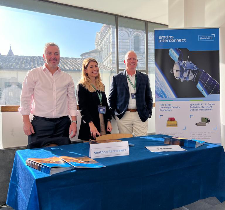 smithsinterconn's tweet photo. Our team attending the 9th International SpaceWire & SpaceFibre Conference in Pisa looks forward to welcoming you!
Meet us to learn more about our latest cutting-edge interconnect systems for #space applications.
#highdensityconnectors #opticaltransceivers #spaceconnectivity https://t.co/eIw2wQSvmY