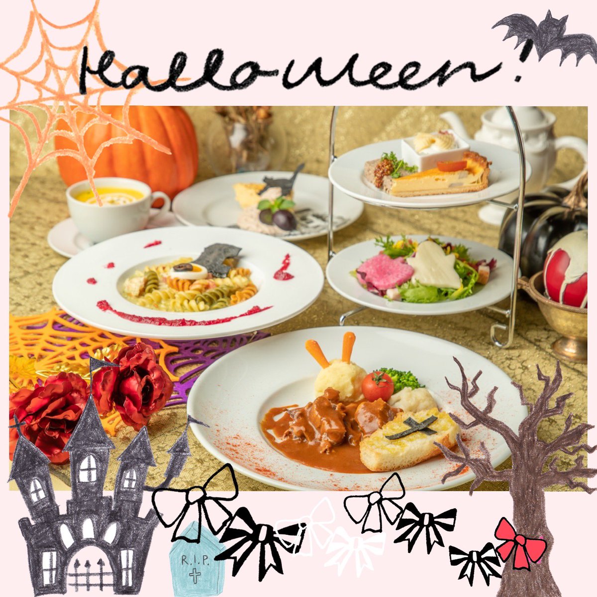 alice_ikebukuro's tweet photo. 🦇🎃trick or treat👻❣️
肌寒くなってきて、だんだん冬に近づいているのがわかりますね🍂

古城の国の住人はハロウィンパーティの真っ最中🎂
仮装でいらっしゃった際はお写��お手伝いさせて頂きますね✨ハロウィンコースもぜひチェックして下さいませ🌟

池袋駅東口より徒歩約3分⏳ご検討ください🐰✨ https://t.co/sVucfVdNGp