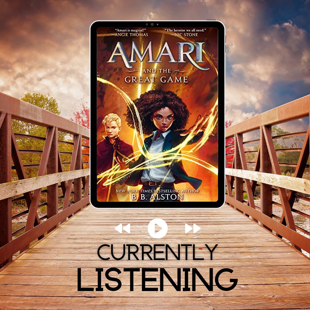 Audiobook of the week: Amari and the Great Game by B.B. Alston
I've been waiting for this all summer!
#supernaturalinvestigations #yafantasy #mgfantasy #bbalston #amari #audiobooks