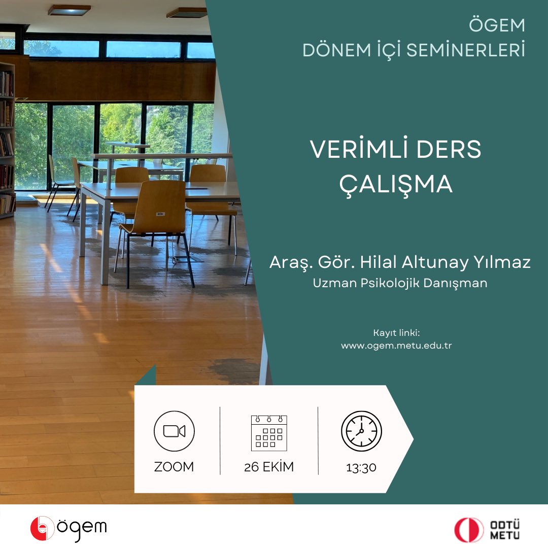 OdtuOgem's tweet photo. Seminere kayıt olmak için web sayfamızdaki kayıt formunu doldurabilirsiniz. https://t.co/CK0tVR64gB