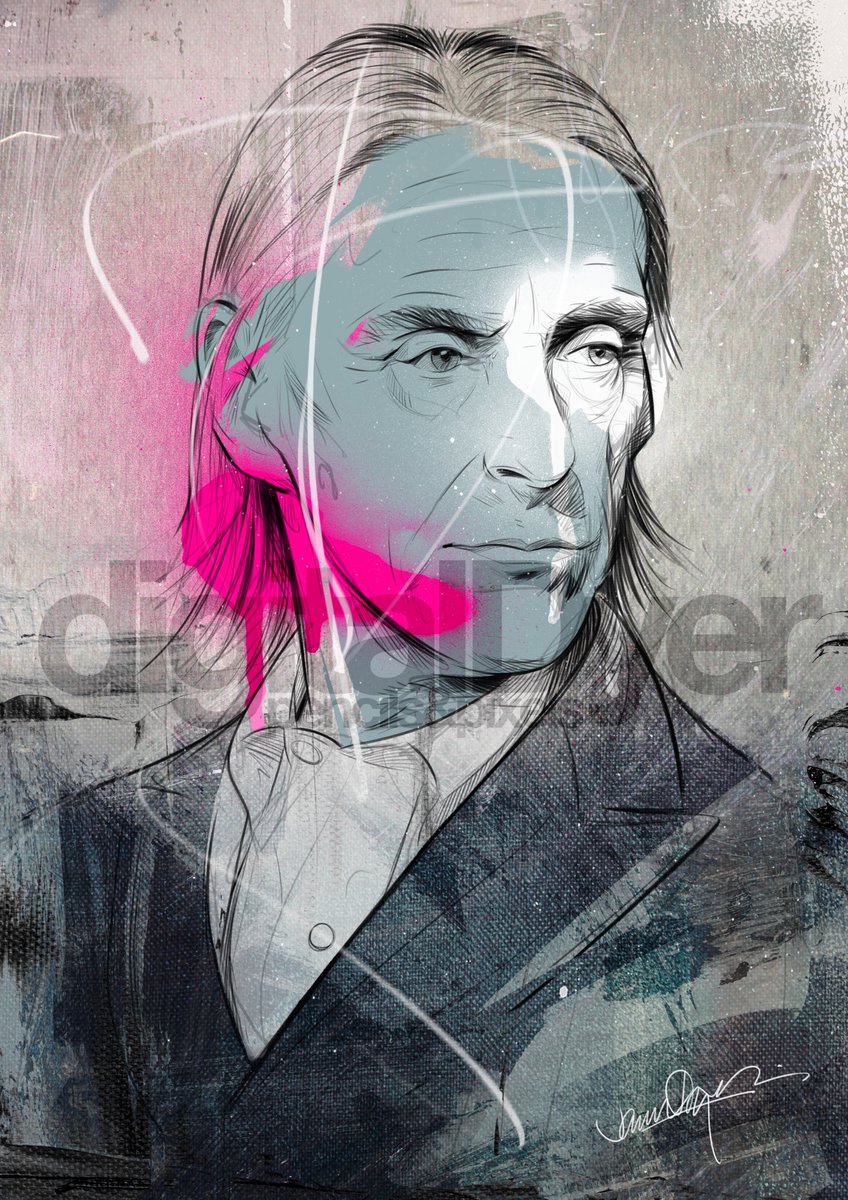 digitaldyer's tweet photo. Hope u like my new #weller #artwork @paulwellerHQ @PaulWellerNews @paulweller @HannahKCWeller #legend #digitaldyer #paulweller #modfather https://t.co/NLCXfOkcXA