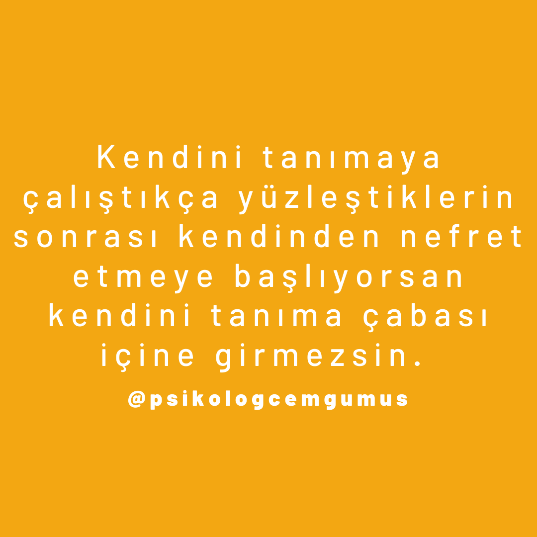 PskCemGumus's tweet photo. KENDİNİ TANIYAMAMANIN NEDENİ https://t.co/51qr9VwVWZ