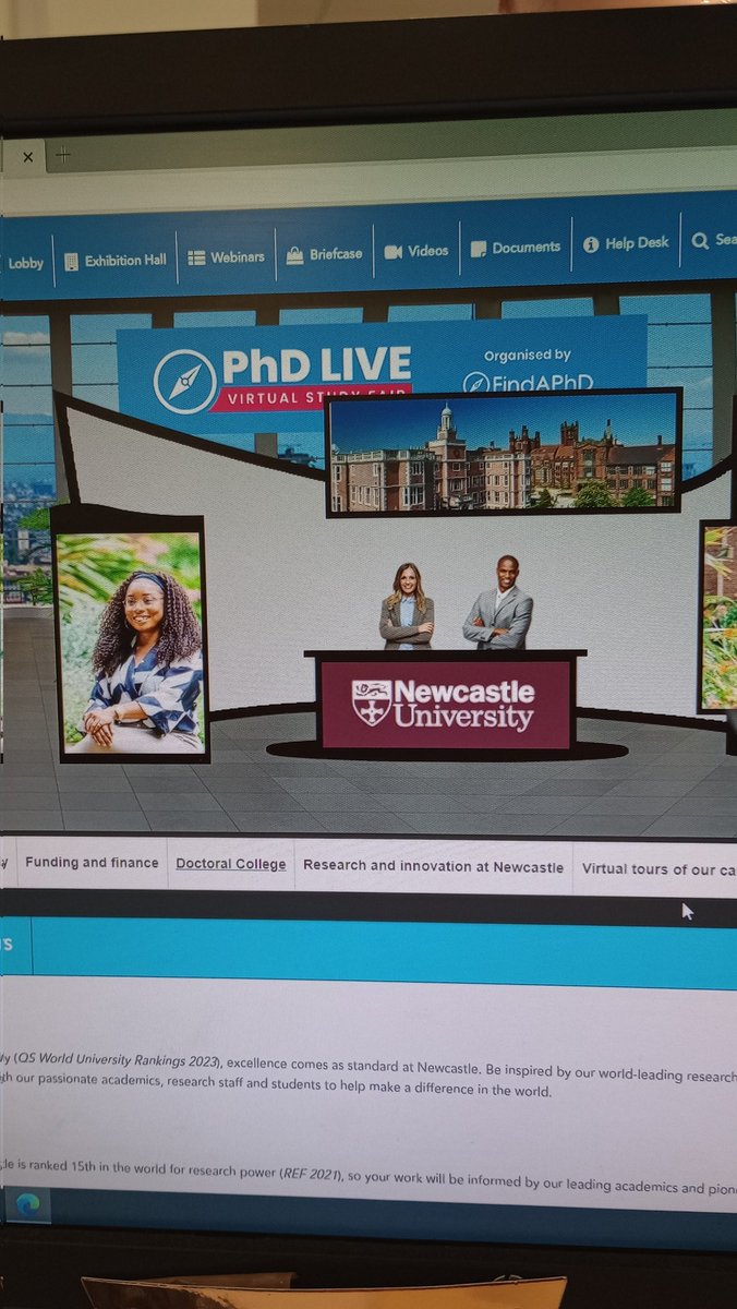 SEPCDT's tweet photo. We're online to help on behalf of @UniofNewcastle today between 11-3. Looking forward to hearing from prospective students. @FindAPhD #phdlive https://t.co/P8jUHsxU0z