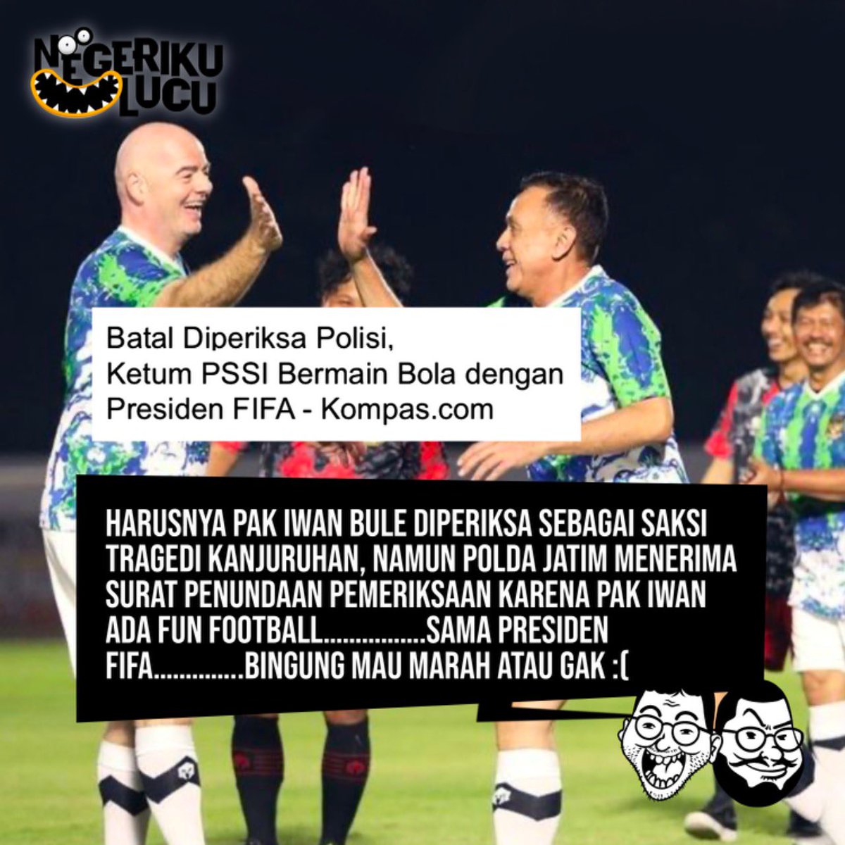 Pak, bukannya gak boleh fun football, tp momennya gak pas aja. Hati dan luka korban Kanjuruhan blm sembuh pak. Bahkan gak akan sembuh sampai kapanpun. Mereka msh bersedih, sementara bapak <a href="/iriawan84/">Iriawan</a> senyum2 sumringah gitu. Kayak gak etis dan gak berempati gitu pak jadinya :(