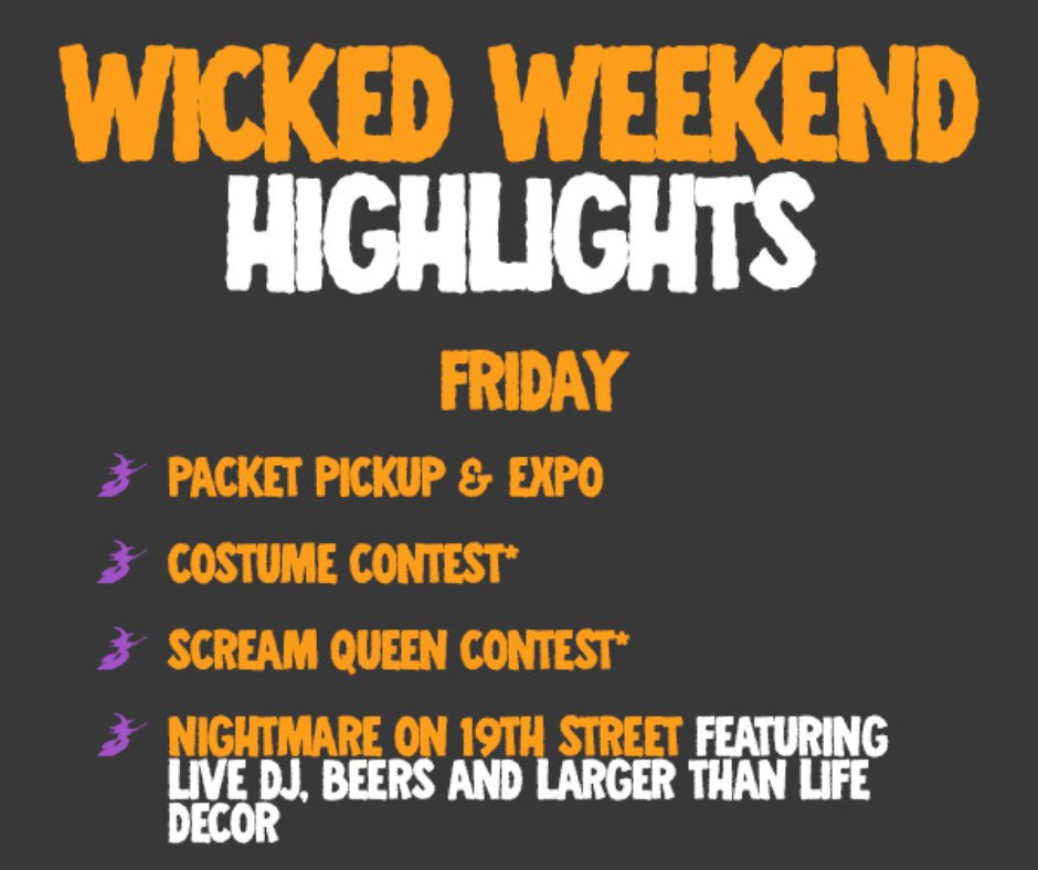 JandARacing's tweet photo. The Old Point Wicked 10K & 5K Weekend has all the spooktacular events to make this halloween weekend the best weekend yet! Check out the #RunWicked Weekend highlights and sign up now at https://t.co/pVuVdZugvK ๐ https://t.co/JYWcQWbRS4