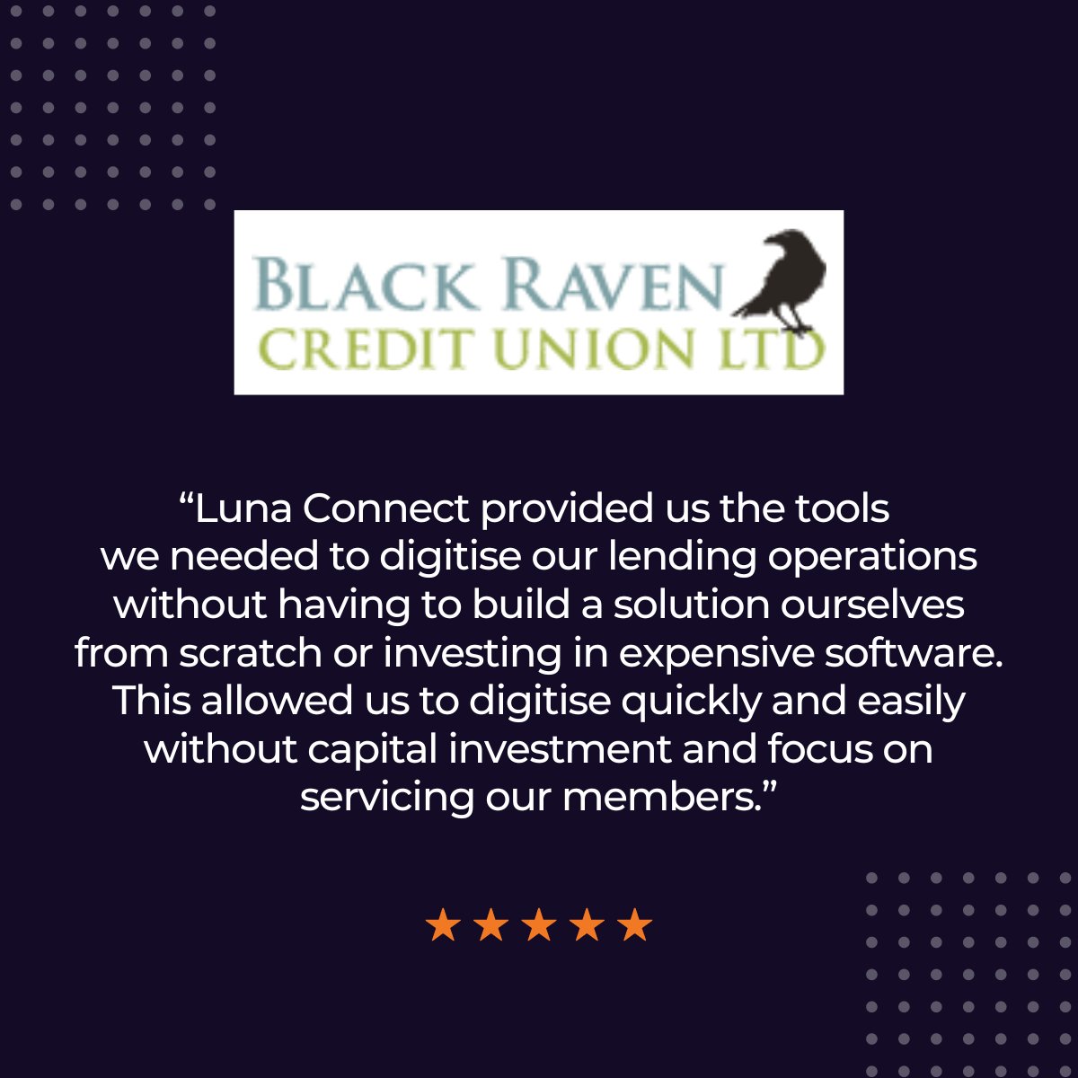 It was great to work on this project to transform how Black Raven Credit Union deliver services to employees, retired employees and their family members of Fingal County Council, South Dublin County Council or DLR County Council.