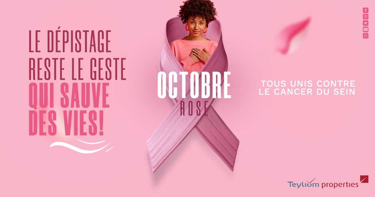 🎀 𝗢𝗖𝗧𝗢𝗕𝗥𝗘 𝗥𝗢𝗦𝗘 🎀

Soutenons la lutte contre le cancer du sein. 

#octobrerose
#cancerdusein 
#teyliomproperties