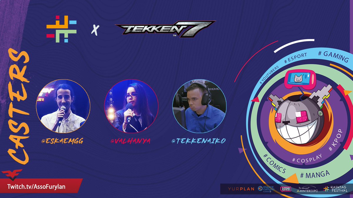 FuryVS_'s tweet photo. Get ready for the next battle ! 
@FestivalHashtag #2 - #TEKKEN7 

Tournoi esport - Espace Culturel esport challenge
🔸 32 slots
🎙️ @EskaemGG @valhanya @TekkenAiko 
🎟️ Free tournament entry
💰 1000€ of cashprize by @yurplan 
🛒https://t.co/D8XanPfVIC

#Furylan @Tekken_France https://t.co/NWjWjGH09J