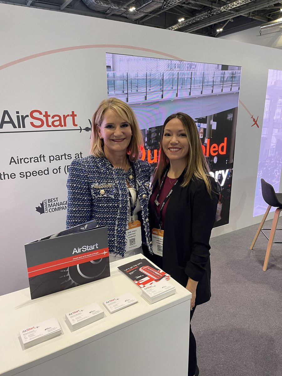 flyairstart's tweet photo. It’s a go at MROEurope in London!
If you are around, come and visit us at our new digital booth for a great experience! #mroe #mro #aftermarket #aviation https://t.co/xFDtFSIZix