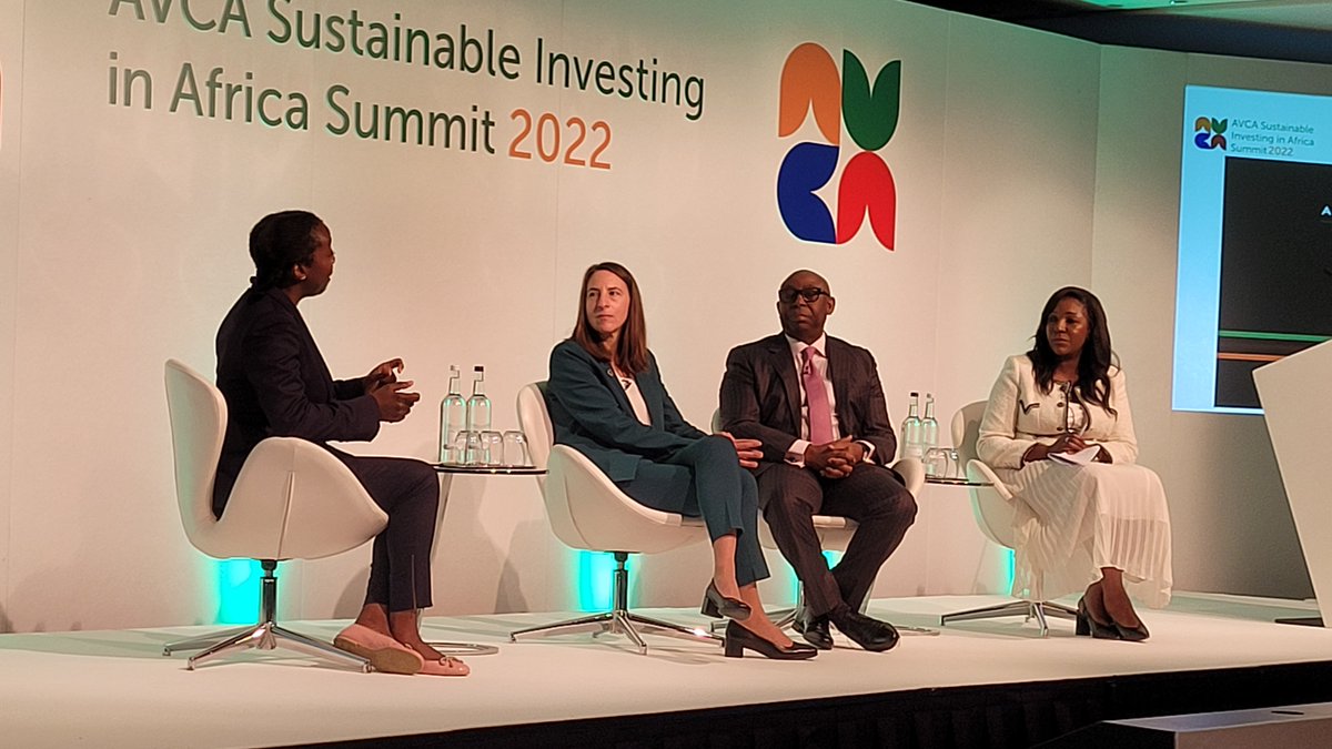 #AVCASummit2022: Africa at the Forefront of #SustainableInvesting Globally

"Intent &amp; measurable goals are key to the definition of sustainable investing"<a href="/KarimaOla/">Ola karima</a>

"Sustainability includes financial sustainability. Impact &amp; financial sustainability go hand in hand"<a href="/AlisonMKlein/">Alison Klein</a>