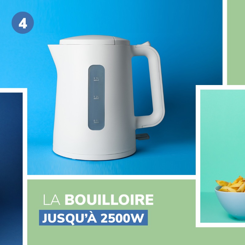 rte_france's tweet photo. Grille-pain, friteuse, four électrique... Quels sont les appareils de cuisine particulièrement gourmands dont il faudra limiter ou décaler l'utilisation entre 8h et 13h, puis entre 18h et 20h cet hiver ?

TOP 5 👇