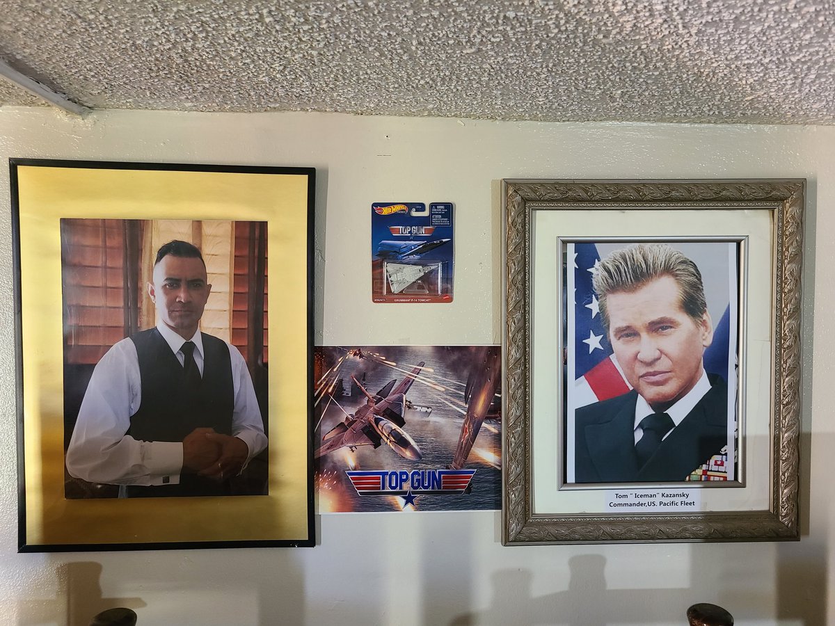 I cosmetized that frame to be next to my hero and ICON VAL KILMER!!! aka Admiral Tom "ICEMAN" Kazanzki... <a href="/valkilmer/">Val Kilmer</a> <a href="/KampKilmer/">Kamp Kilmer</a> <a href="/LaurenceFuller/">Laurence Fuller</a>