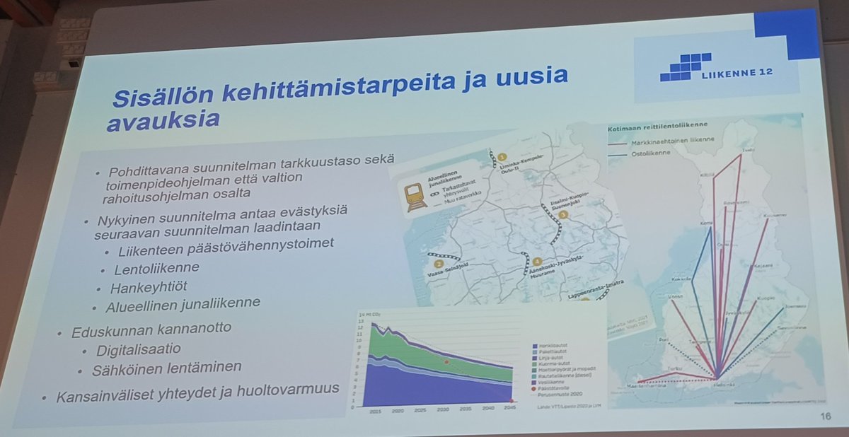 Oulun kaupunkisuunnitteluseminaari: Liikenneneuvos Kaisa Kuukasjärvi @lvmfi kertoi mm. Liikenne12 suunnitelman sisällön sekä vuoropuhelun kehittämistarpeista. @vaylafi @POPliikenne @KuuKaisa @oulunkaupunki