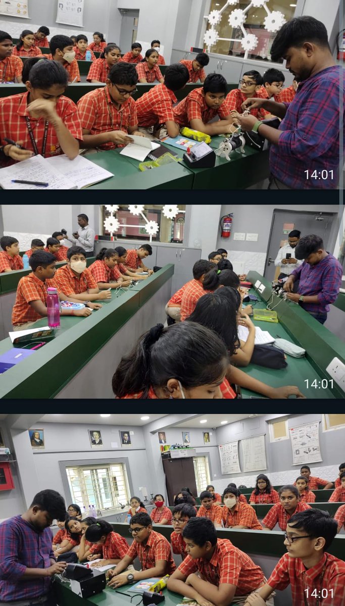 SAI_Edu_In's tweet photo. Snippets of SAIoneers engaged in intriguing experiments in their Science Laboratories Classes. Students of Class VI prepared temporary slides of onion peel cells in Bio Lab; 
#SpectrumClub                    
#ScienceandMore
#EnquiryBasedLearning https://t.co/4qjnSvm4Sh