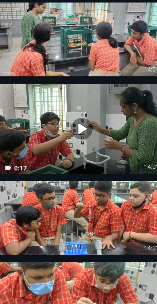 SAI_Edu_In's tweet photo. Snippets of SAIoneers engaged in intriguing experiments in their Science Laboratories Classes. Students of Class VI prepared temporary slides of onion peel cells in Bio Lab; 
#SpectrumClub                    
#ScienceandMore
#EnquiryBasedLearning https://t.co/4qjnSvm4Sh